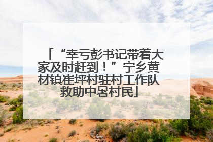 “幸亏彭书记带着大家及时赶到！”宁乡黄材镇崔坪村驻村工作队救助中暑村民