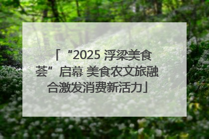 “2025 浮梁美食荟”启幕 美食农文旅融合激发消费新活力