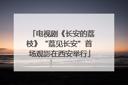 电视剧《长安的荔枝》“荔见长安”首场观影在西安举行