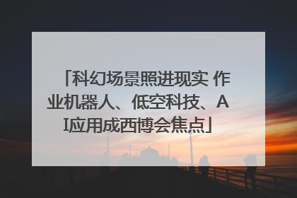 科幻场景照进现实 作业机器人、低空科技、AI应用成西博会焦点