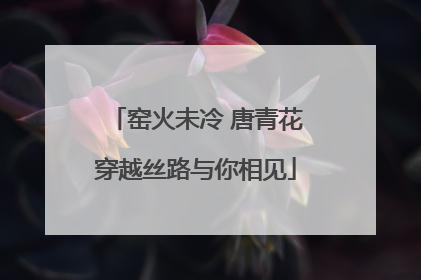 窑火未冷 唐青花穿越丝路与你相见