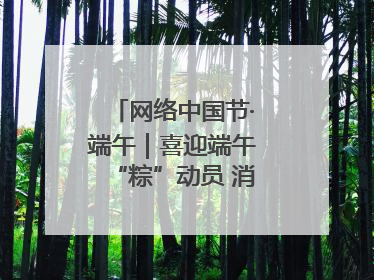 网络中国节·端午｜喜迎端午“粽”动员 消防安全记心中