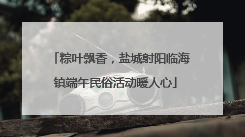 粽叶飘香，盐城射阳临海镇端午民俗活动暖人心
