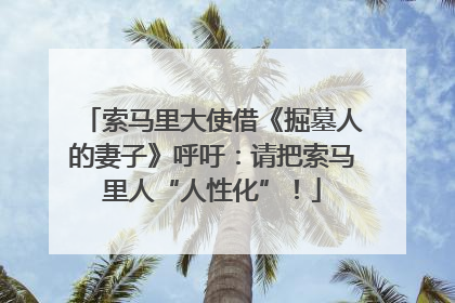 索马里大使借《掘墓人的妻子》呼吁：请把索马里人“人性化”！