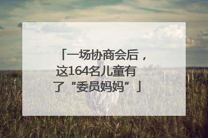 一场协商会后，这164名儿童有了“委员妈妈”