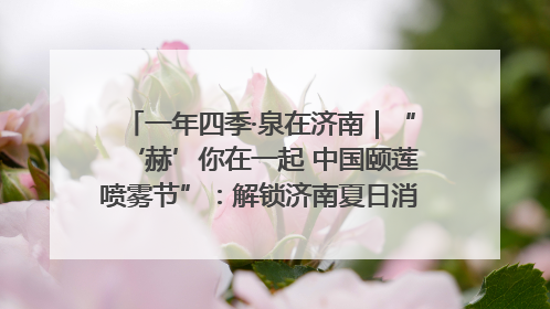 一年四季·泉在济南｜“‘赫’你在一起 中国颐莲喷雾节”：解锁济南夏日消费热潮中的国货新势力