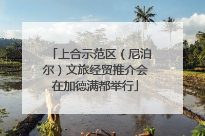 上合示范区（尼泊尔）文旅经贸推介会在加德满都举行