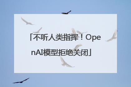 不听人类指挥！OpenAI模型拒绝关闭
