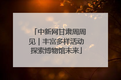 中新网甘肃周周见｜丰富多样活动探索博物馆未来