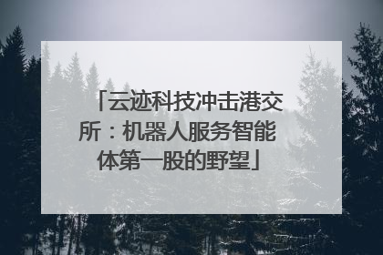 云迹科技冲击港交所：机器人服务智能体第一股的野望