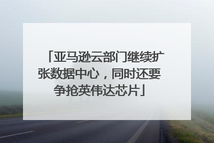 亚马逊云部门继续扩张数据中心，同时还要争抢英伟达芯片