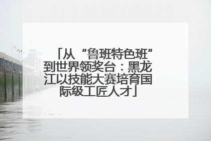 从“鲁班特色班”到世界领奖台：黑龙江以技能大赛培育国际级工匠人才