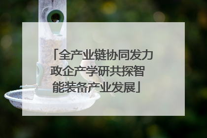 全产业链协同发力 政企产学研共探智能装备产业发展