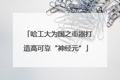 哈工大为国之重器打造高可靠“神经元”