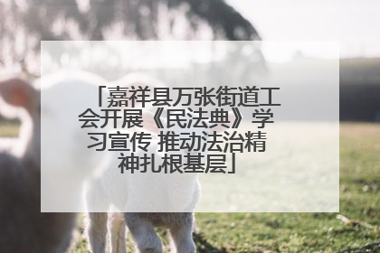 嘉祥县万张街道工会开展《民法典》学习宣传 推动法治精神扎根基层