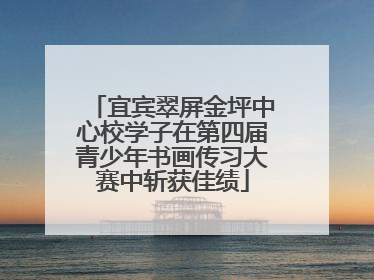 宜宾翠屏金坪中心校学子在第四届青少年书画传习大赛中斩获佳绩