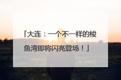大连：一个不一样的梭鱼湾即将闪亮登场！