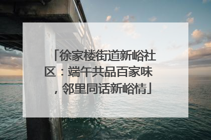 徐家楼街道新峪社区：端午共品百家味，邻里同话新峪情