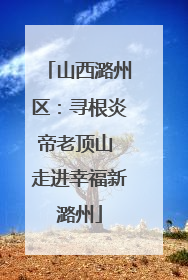 山西潞州区：寻根炎帝老顶山 走进幸福新潞州