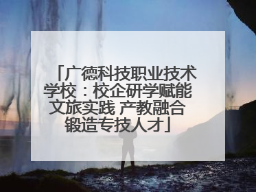 广德科技职业技术学校：校企研学赋能文旅实践 产教融合锻造专技人才