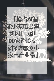 抢占AI智能小家电出海新风口 超100家跨境卖家探访慈溪小家电产业带