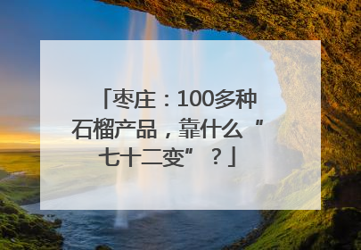枣庄：100多种石榴产品，靠什么“七十二变”？