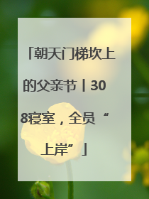 朝天门梯坎上的父亲节丨308寝室，全员“上岸”