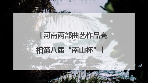 河南两部曲艺作品亮相第八届“南山杯”