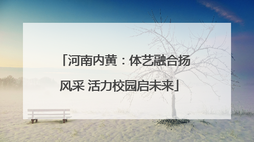 河南内黄：体艺融合扬风采 活力校园启未来