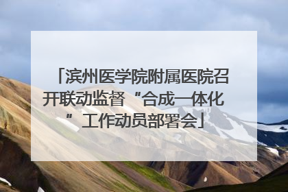 滨州医学院附属医院召开联动监督“合成一体化”工作动员部署会