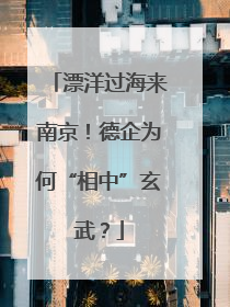 漂洋过海来南京！德企为何“相中”玄武？