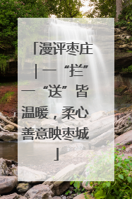 漫评枣庄｜一“拦”一“送”皆温暖，柔心善意映枣城