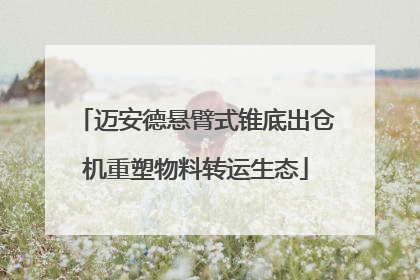 迈安德悬臂式锥底出仓机重塑物料转运生态