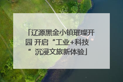 辽源黑金小镇璀璨开园 开启“工业+科技”沉浸文旅新体验