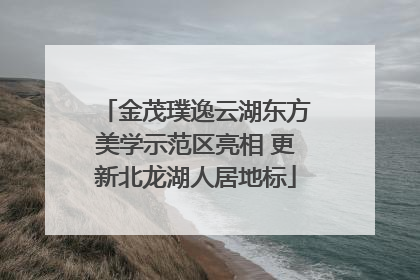 金茂璞逸云湖东方美学示范区亮相 更新北龙湖人居地标