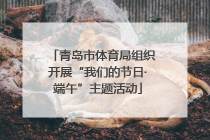 青岛市体育局组织开展“我们的节日·端午”主题活动