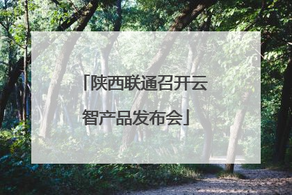 陕西联通召开云智产品发布会