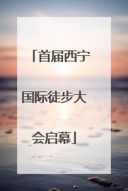 首届西宁国际徒步大会启幕