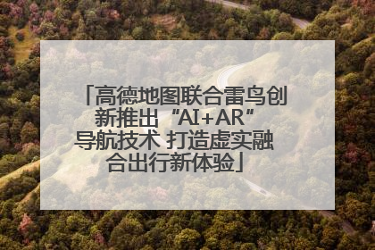 高德地图联合雷鸟创新推出“AI+AR”导航技术 打造虚实融合出行新体验