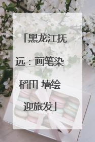 黑龙江抚远：画笔染稻田 墙绘迎旅发