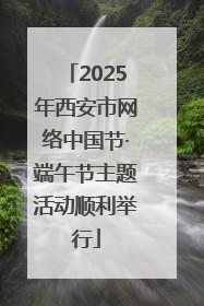 2025年西安市网络中国节·端午节主题活动顺利举行