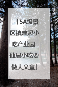 5A级景区镇建起小吃产业园 仙居小吃要做大文章